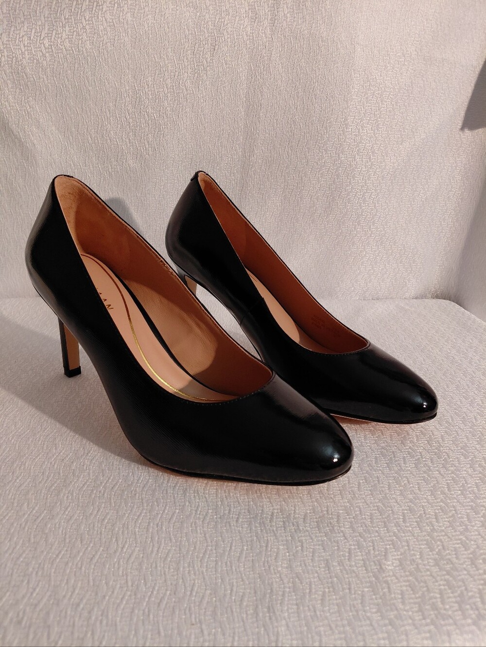 Cole Haan Classic Black Patent Leather Women's Pumps Size 7 1/2 New